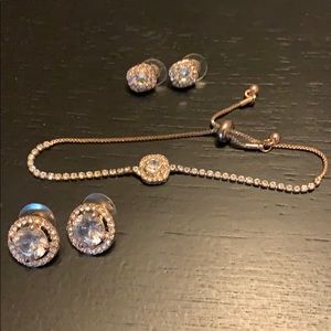 David’s Bridal costume jewelry set